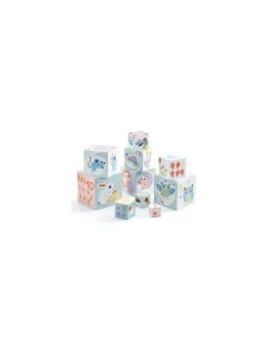 Djeco BabyBloki cubes à empiler - Hot