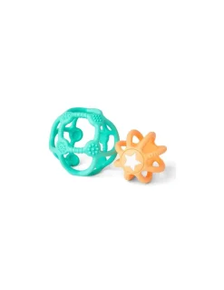 LittLe L Balles sensorielles Vert et orange -
