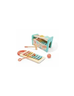 Hape Toys Banc à marteler xylophone Jungle - Hape Discount
