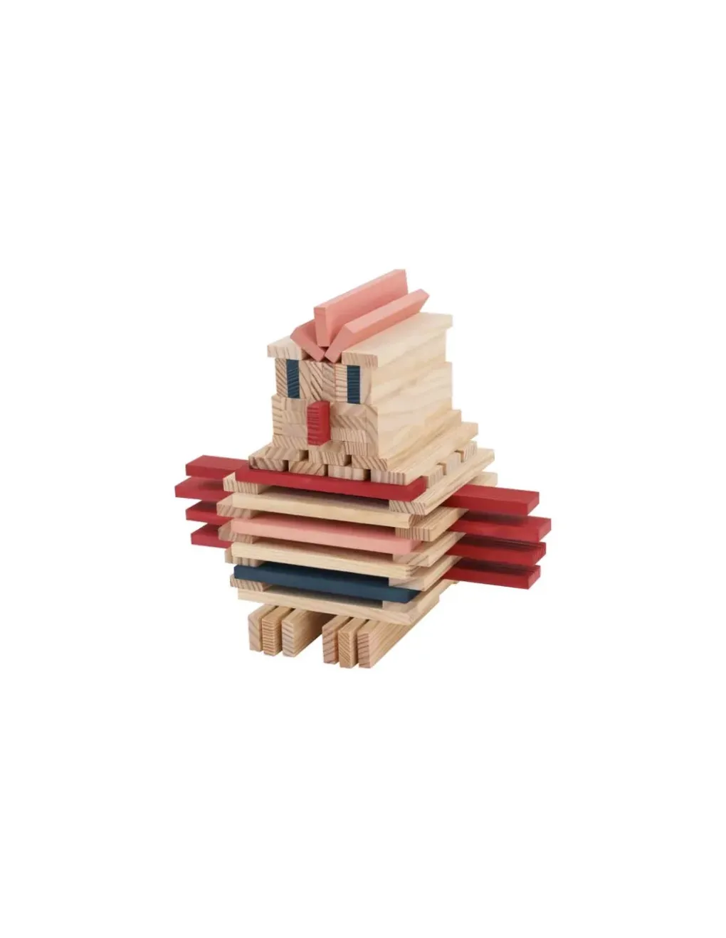 Kapla Baril 120 bleu, rose, rouge -