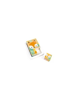 Janod Barquette 6 cubes pure - Sale