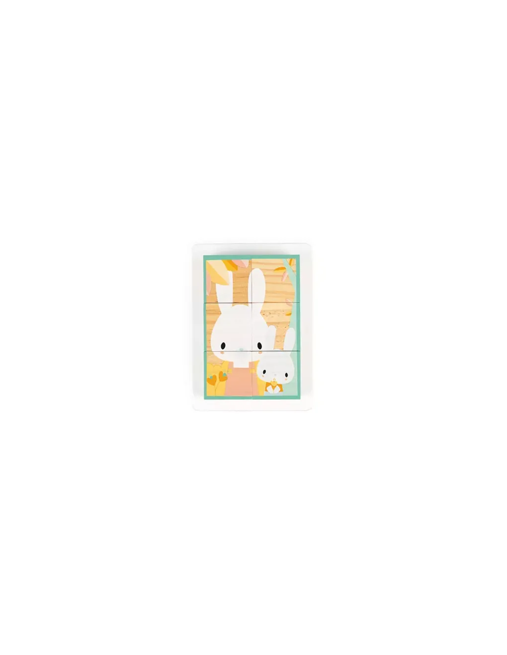 Janod Barquette 6 cubes pure - Sale