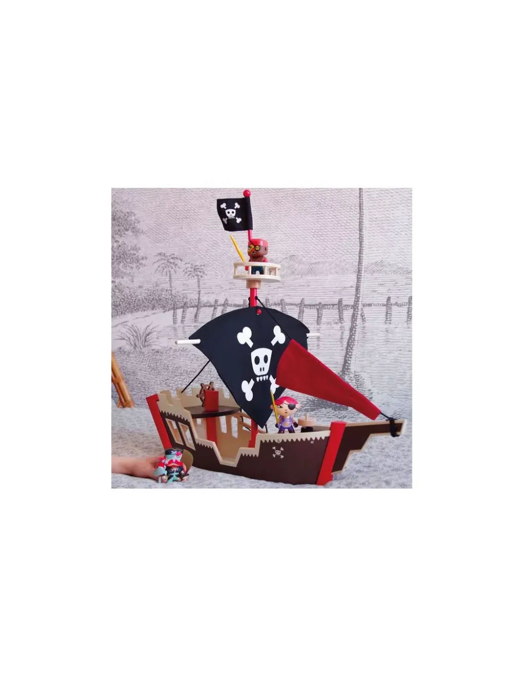 Djeco Bateau pirate - Ze pirat boat arty toys - Outlet