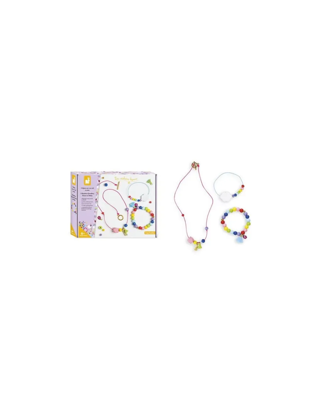 Janod Bijoux arc-en-ciel à créer - Les ateliers bijoux - Hot