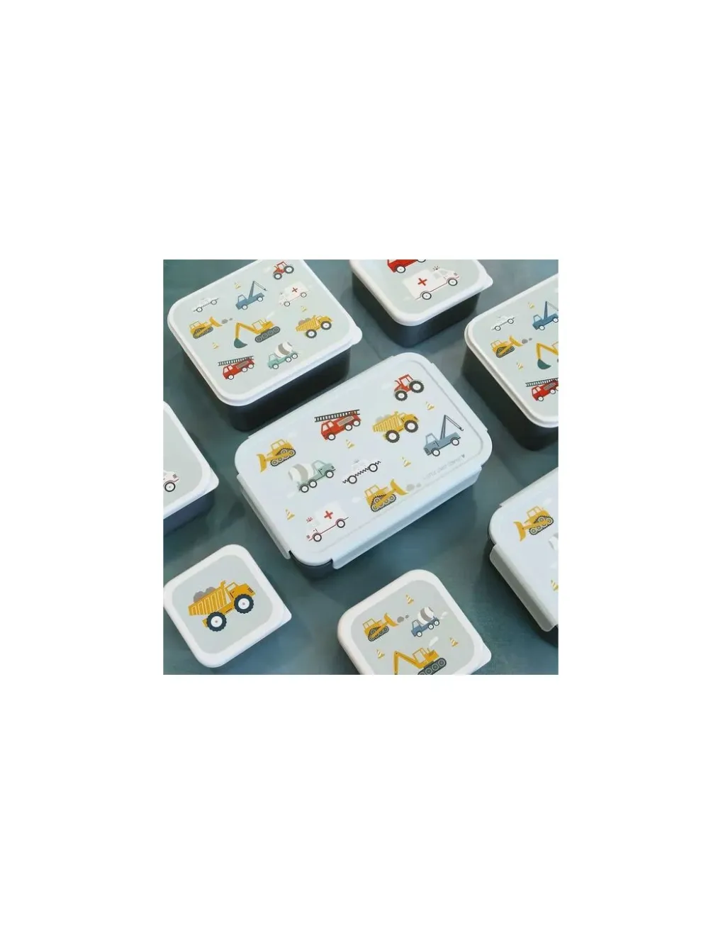 A little lovely company Boite à lunch bento véhicules - New