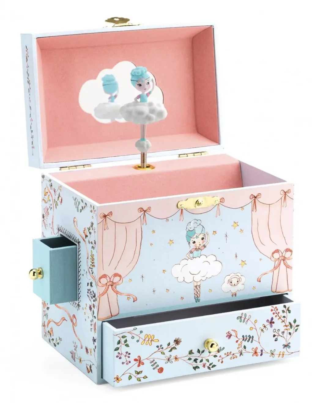 Little Big Room by Djeco Boîte à musique ballerine en scène - Djeco Outlet