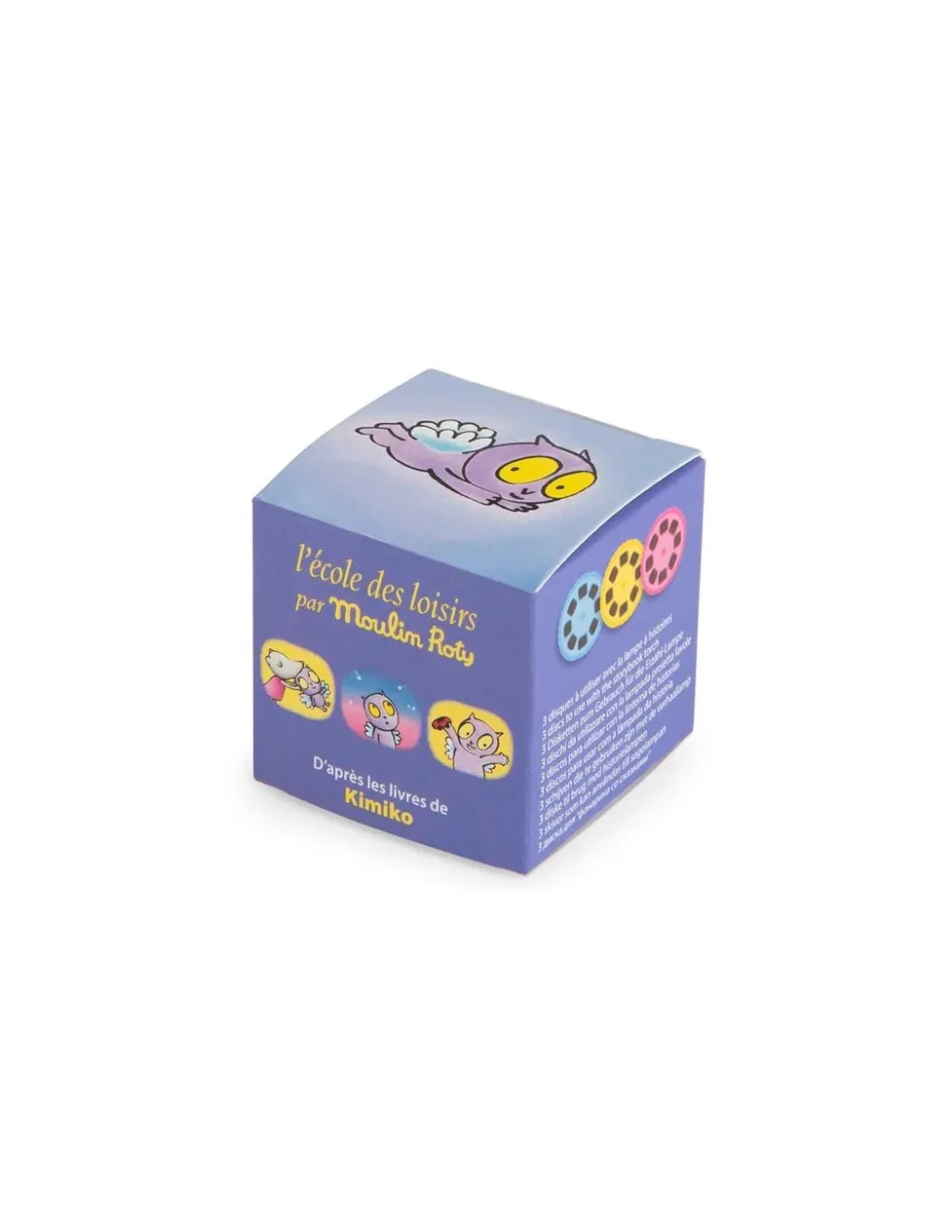 Moulin Roty Boîte de 3 disques pour lampe Croque-Bisous Ecole des loisirs - Outlet