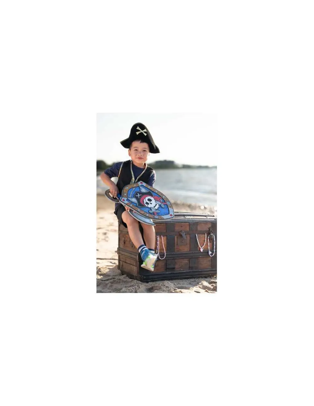 Great Pretenders Bouclier pirate Captaine Skully en mousse -