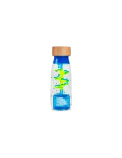Petit Boum Bouteille sensorielle Move Spirale bleue - Hot