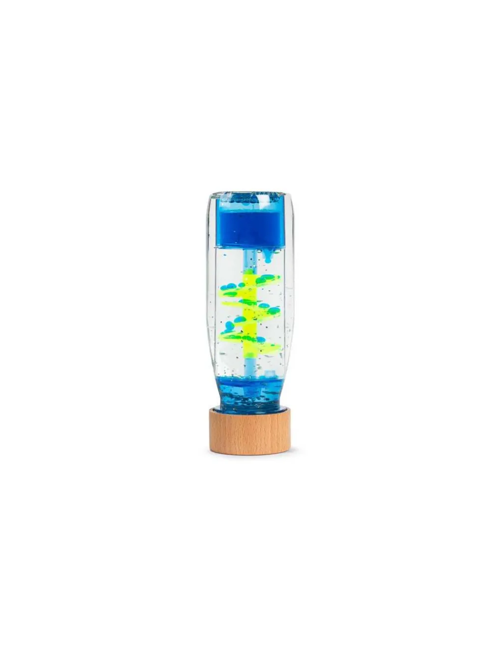 Petit Boum Bouteille sensorielle Move Spirale bleue - Hot