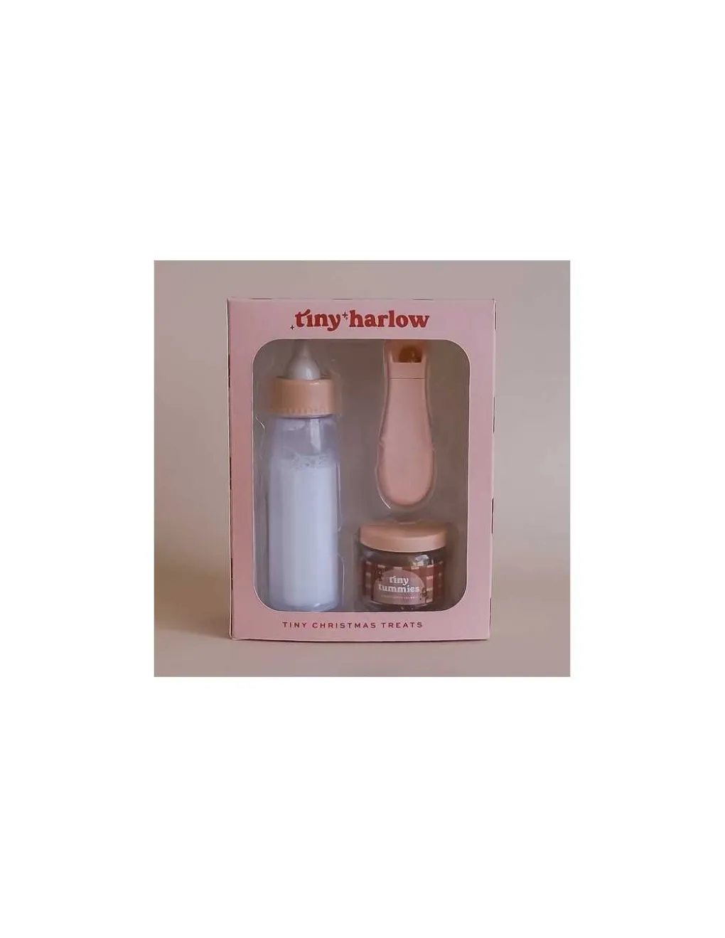 Tiny Harlow Box Noël biberon et petit pot pain d'épice -