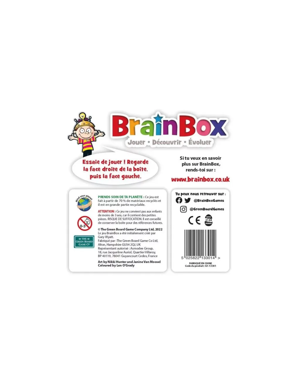 Asmodee Brainbox voyage autour du Monde
