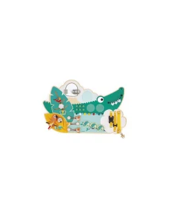 Janod Busy Board Croco Tropik - Clearance