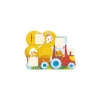 Janod Cache-cache tracteur - Discount