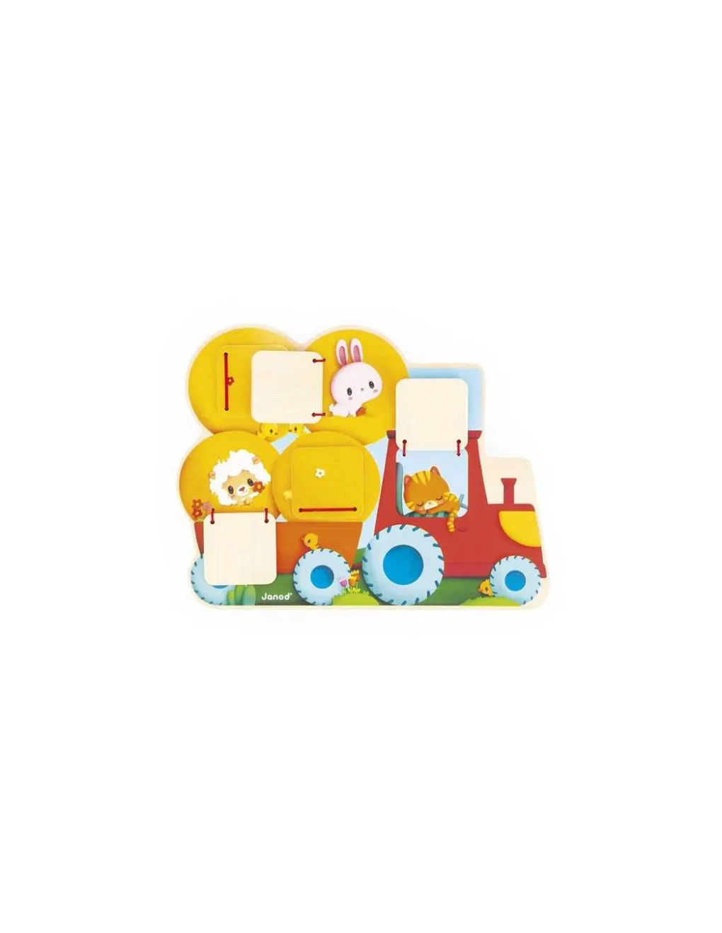 Janod Cache-cache tracteur - Discount