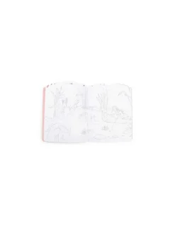 Moulin Roty Cahier de coloriage et stickers Les Rosalies - Outlet