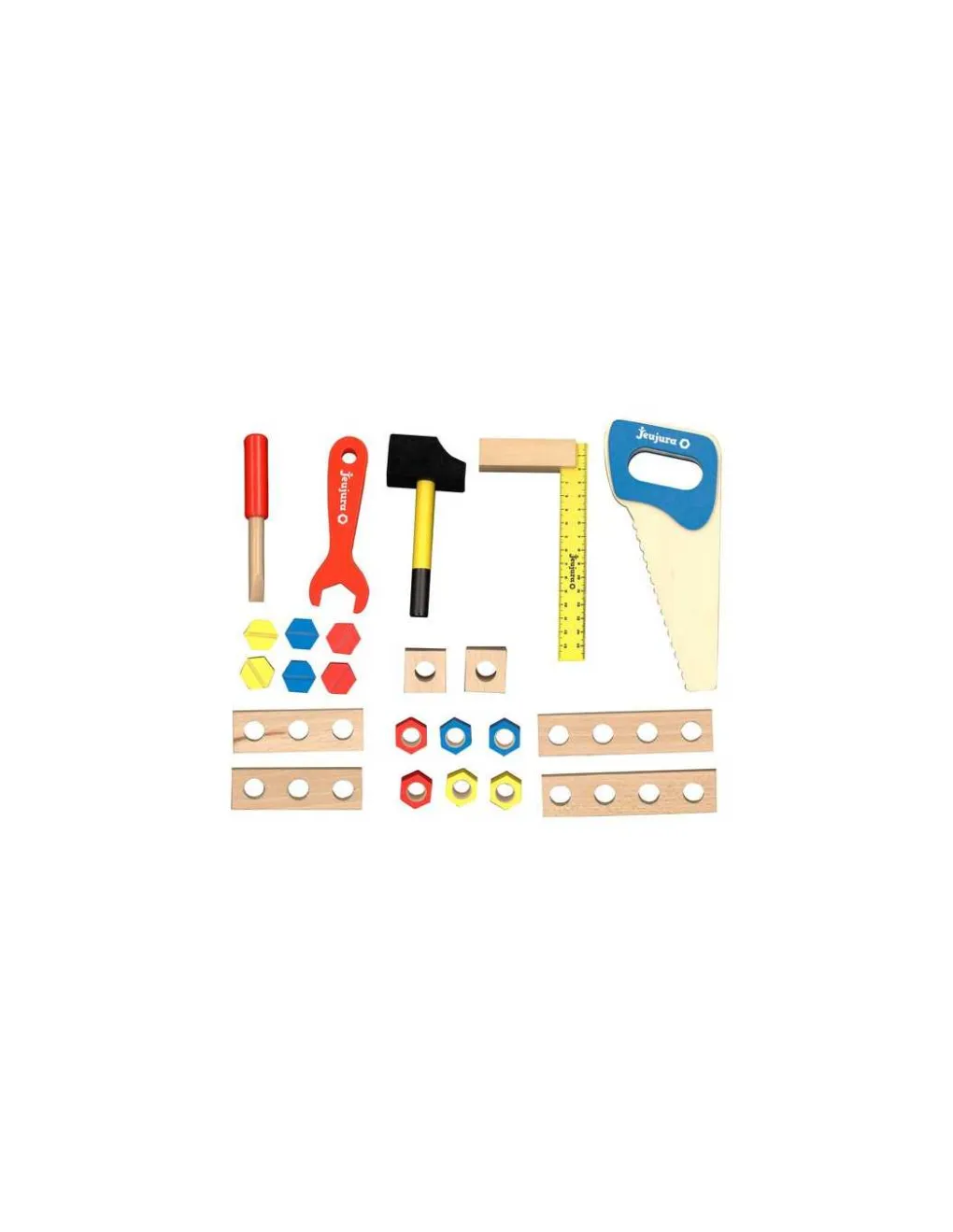Jeujura Caisse à outils en bois - Outlet