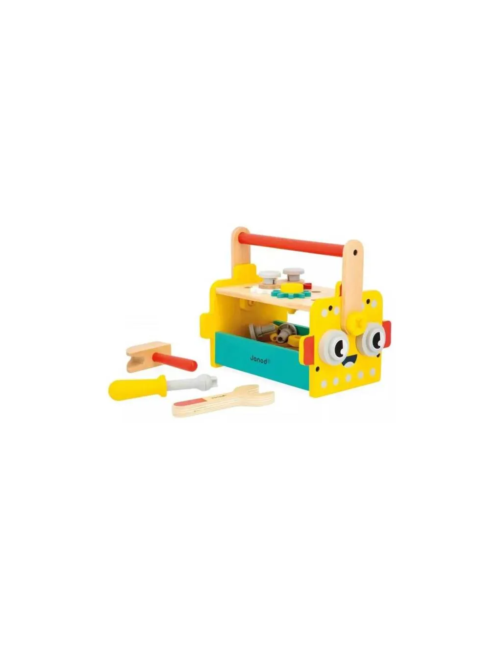 Janod Caisse à outils Robot Brico'Kids - New