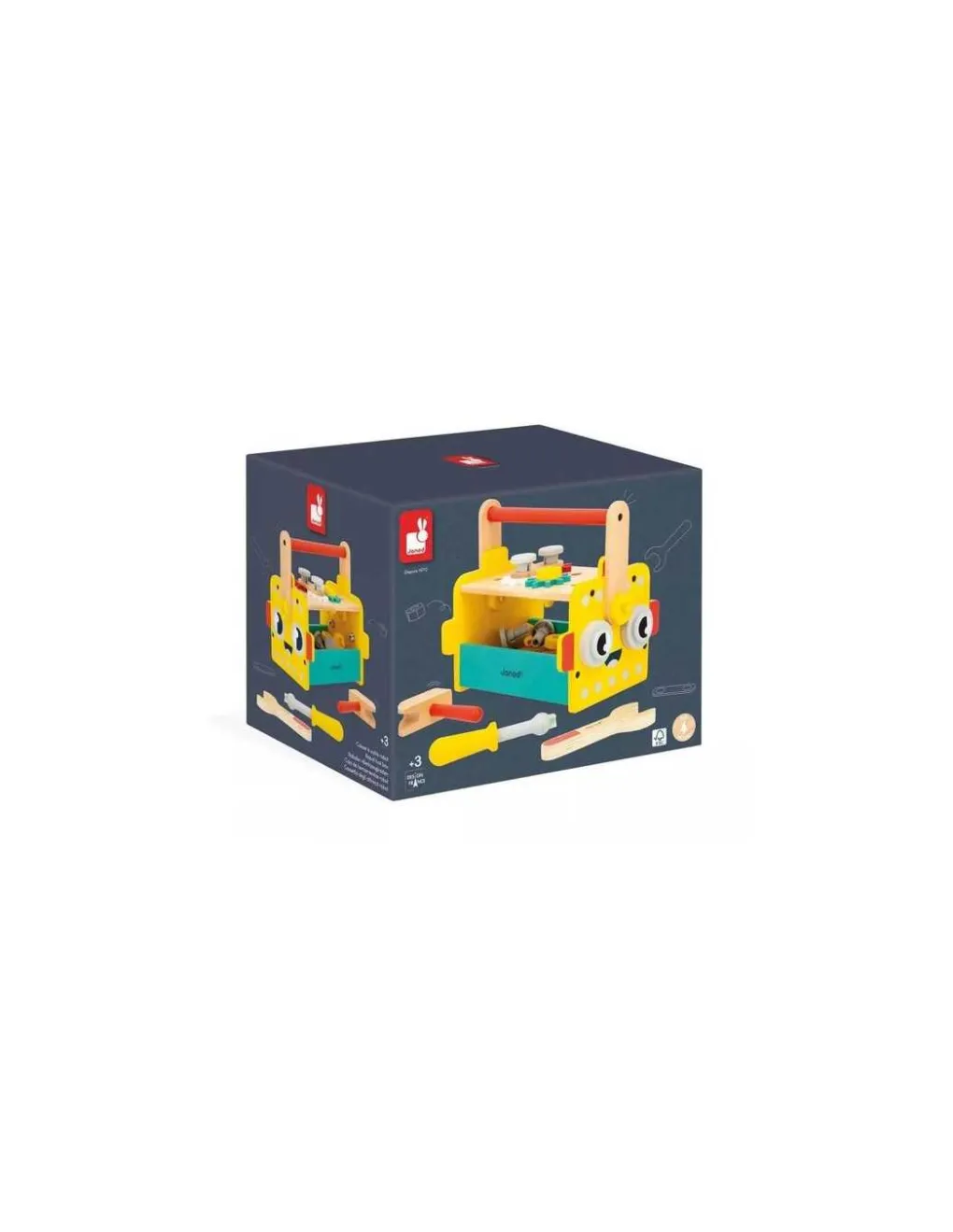 Janod Caisse à outils Robot Brico'Kids - New