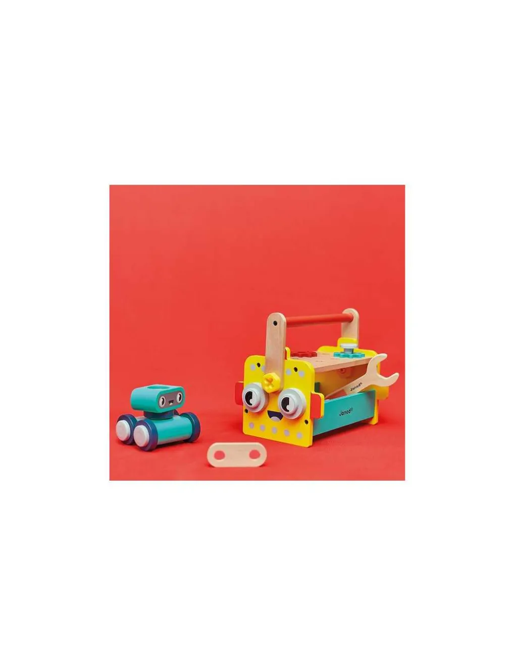 Janod Caisse à outils Robot Brico'Kids - New