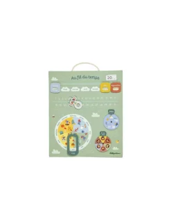 Lilliputiens Calendrier Au fil du temps vert - Online