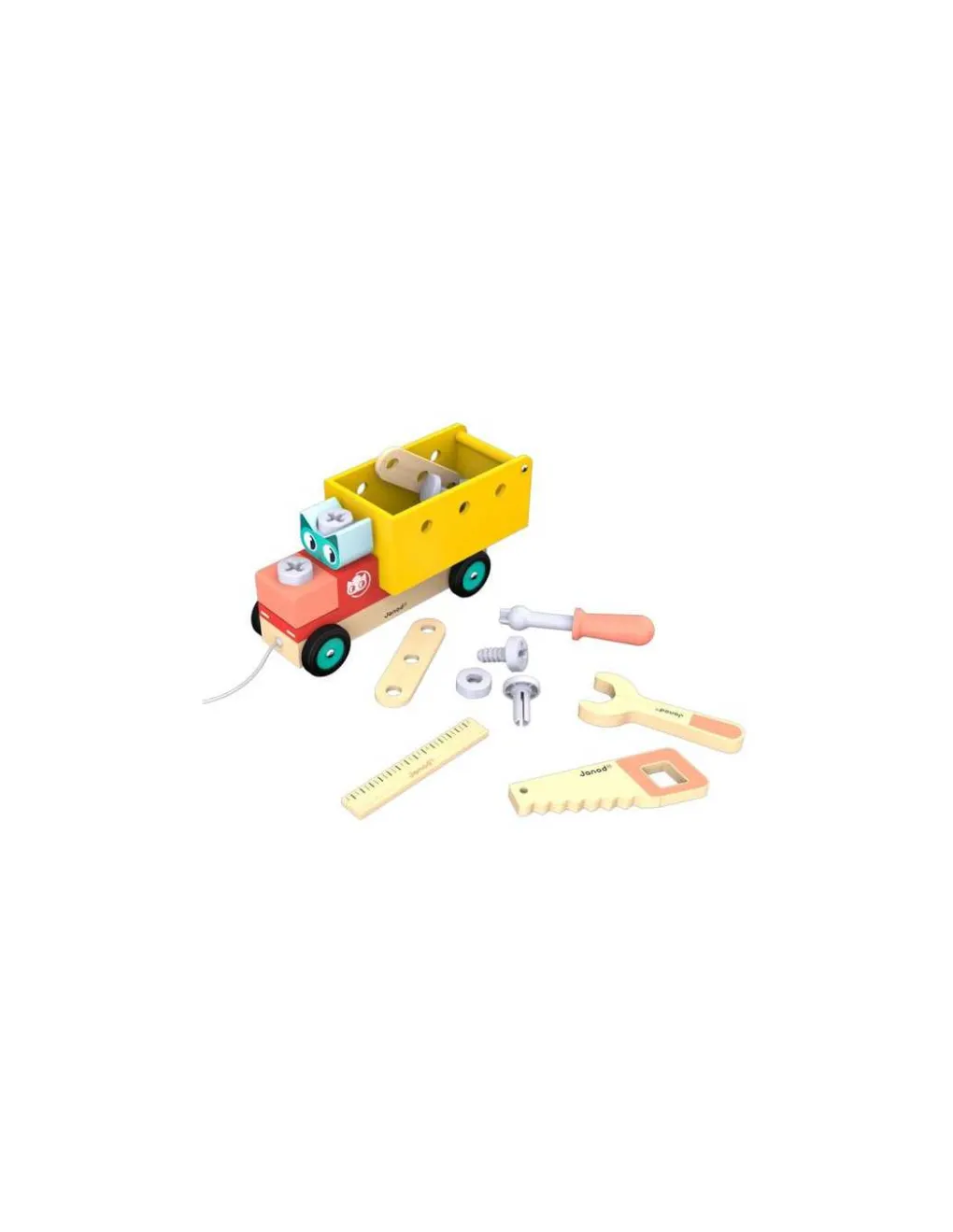 Janod Camion bricolage à tirer Brico'Kids - Hot