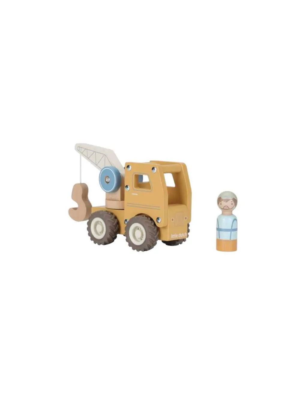 Little Dutch Camion grue en bois - Best