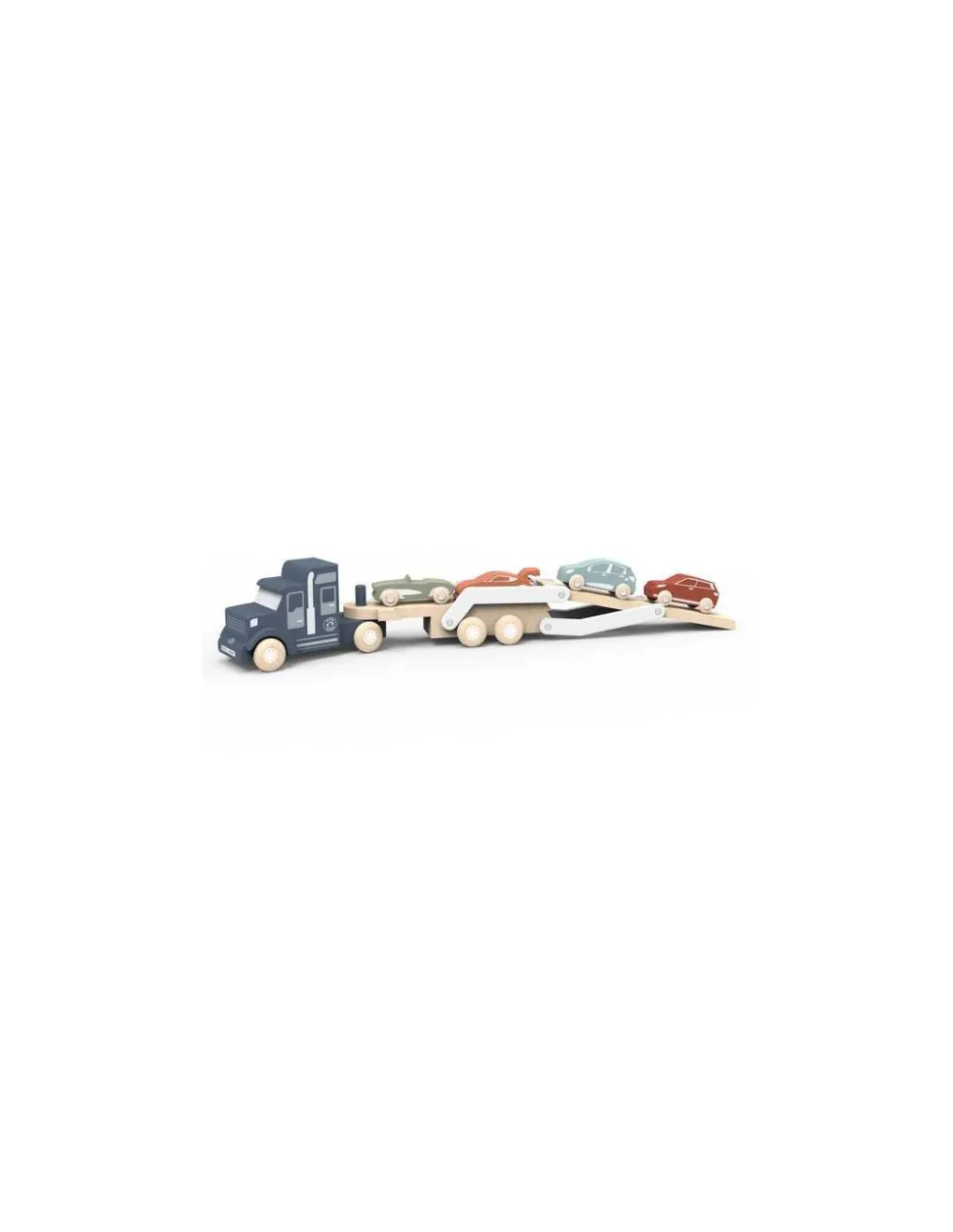 Speedy Monkey Camion transporteur en bois - Discount