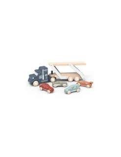 Speedy Monkey Camion transporteur en bois - Discount