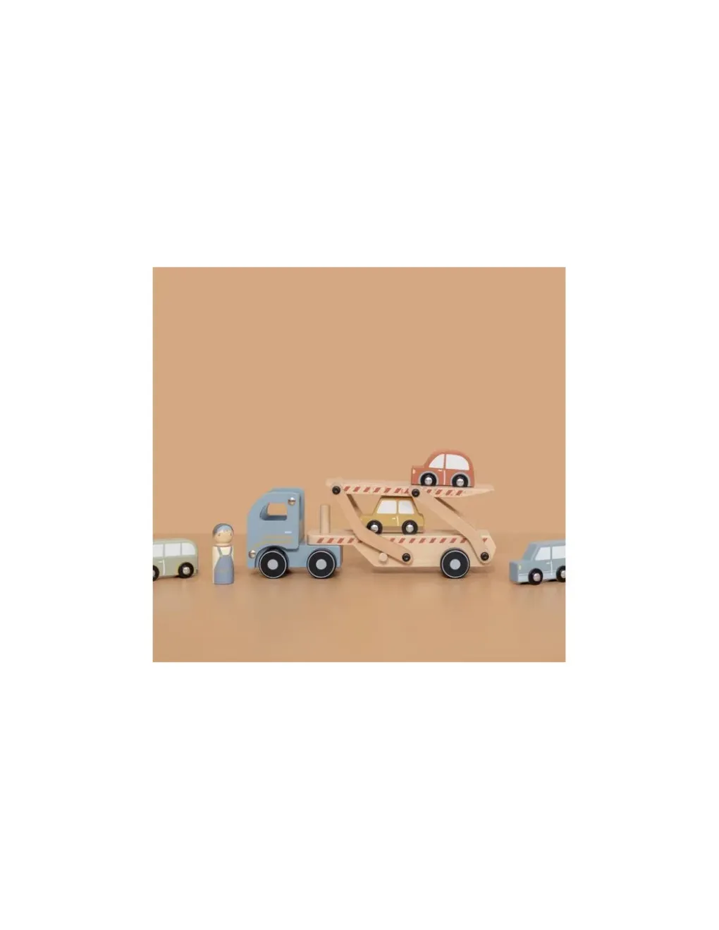 Little Dutch Camion transporteur en bois - Clearance