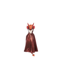 Great Pretenders Cape de dragon rouge irisé 4-6 ans - New