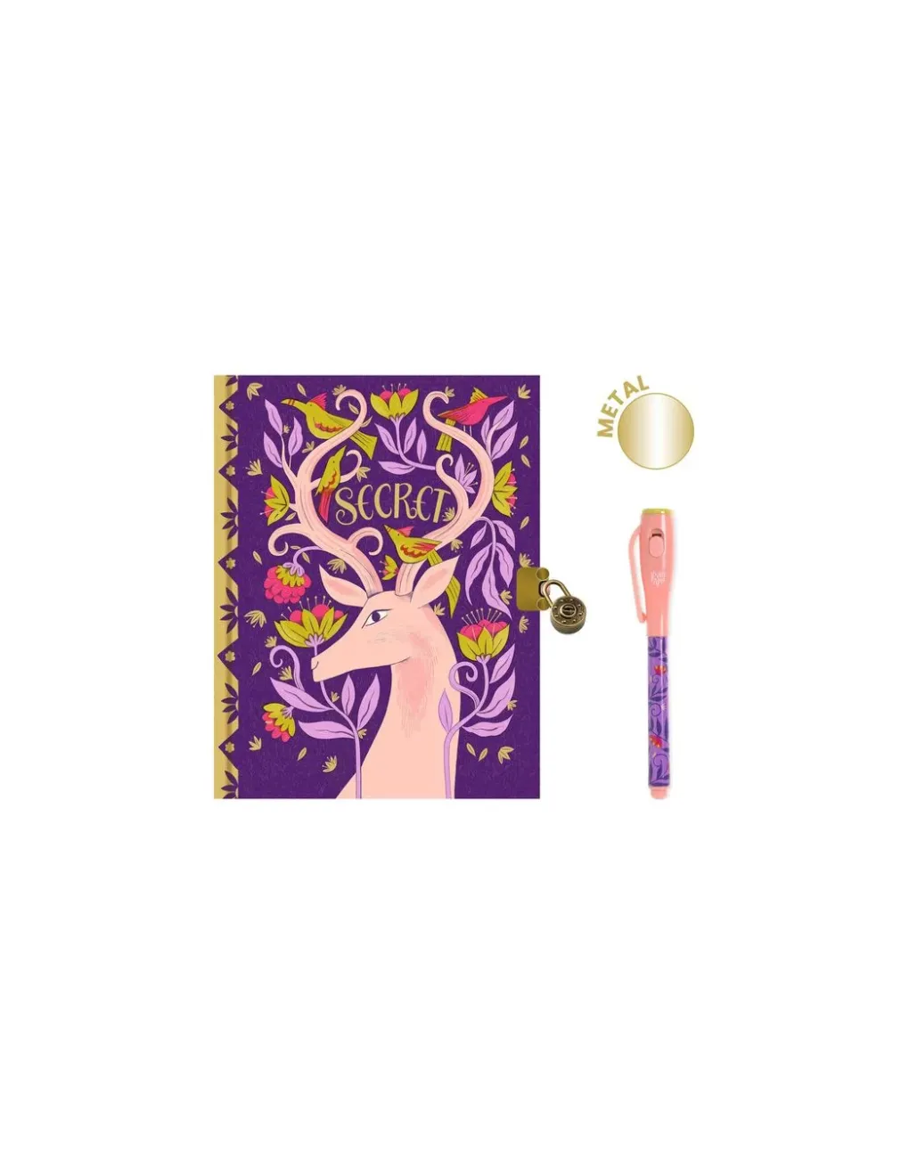 Lovely Paper by Djeco Carnet secret avec feutre magique Melissa - Djeco Best