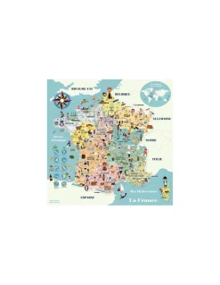 Vilac Carte de France magnétique Ingela P. Arrhenius - Best