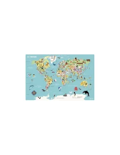 Vilac Carte du Monde magnétique Ingela P. Arrhenius - Discount
