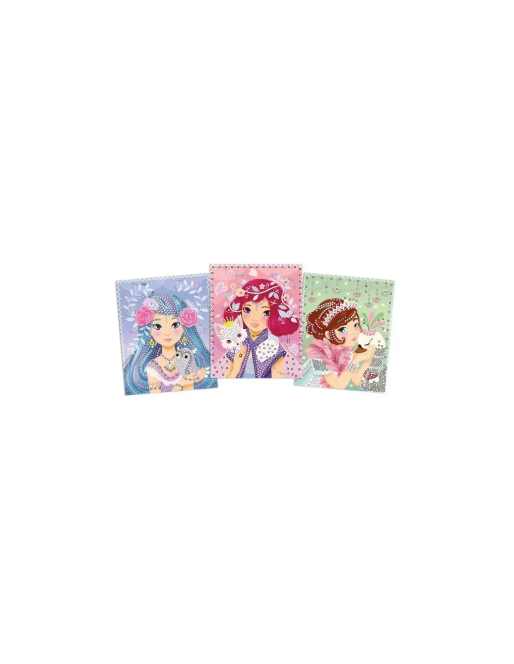 Crea Lign’ Cartes à créer demoiselles de diamants - CréaLign' Discount