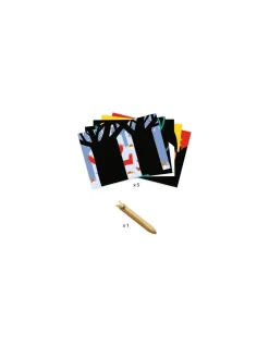 Djeco Cartes à gratter Animaux à découvrir -