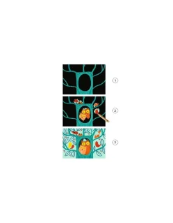 Djeco Cartes à gratter Animaux à découvrir -