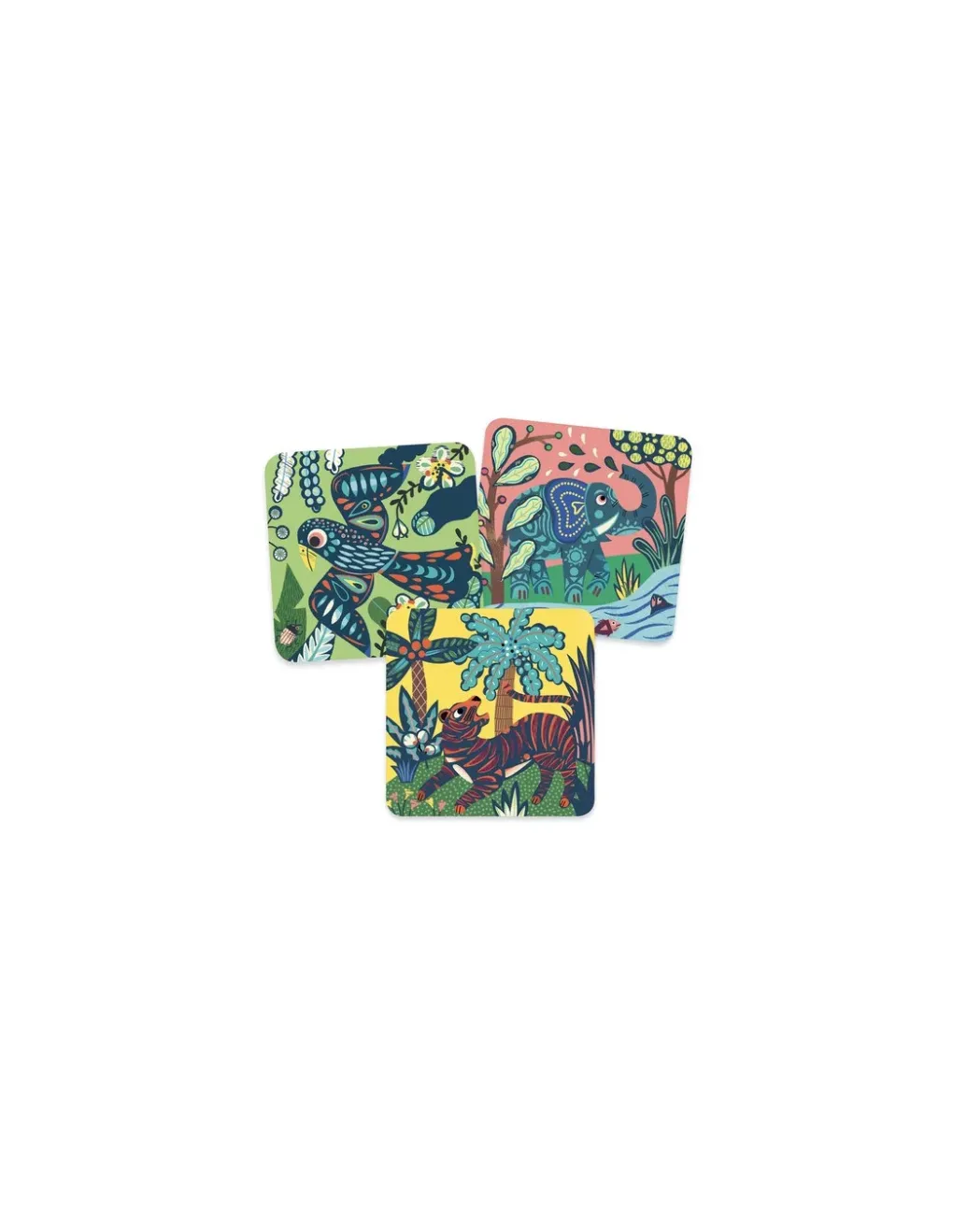 Djeco Cartes à gratter grosses bêtes - New