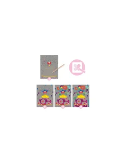 Djeco Cartes à gratter le bal des coquettes - Discount
