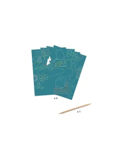 Djeco Cartes à gratter L'étang - Sale