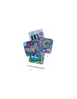 Djeco Cartes à gratter toutes petites bêtes - New