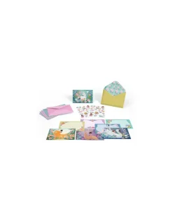 Lovely Paper by Djeco Cartes d'invitation Créatures merveilleuses - Djeco Hot
