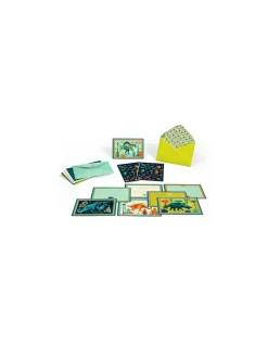 Lovely Paper by Djeco Cartes d'invitation Cric croc Dino Rock - Djeco Sale