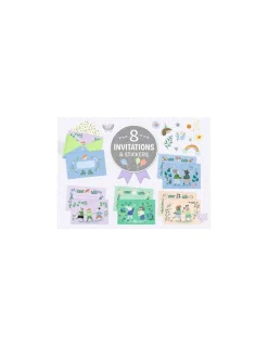 Lovely Paper by Djeco Cartes d'invitation Fanfare des animaux - Djeco Hot