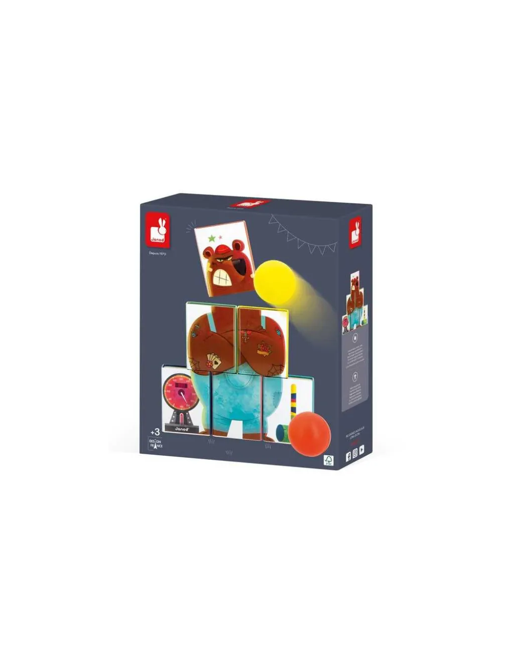 Janod Chamboultout de Mr Ours Applepop - Hot