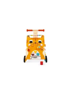 Janod Chariot de marche chat multi activités -