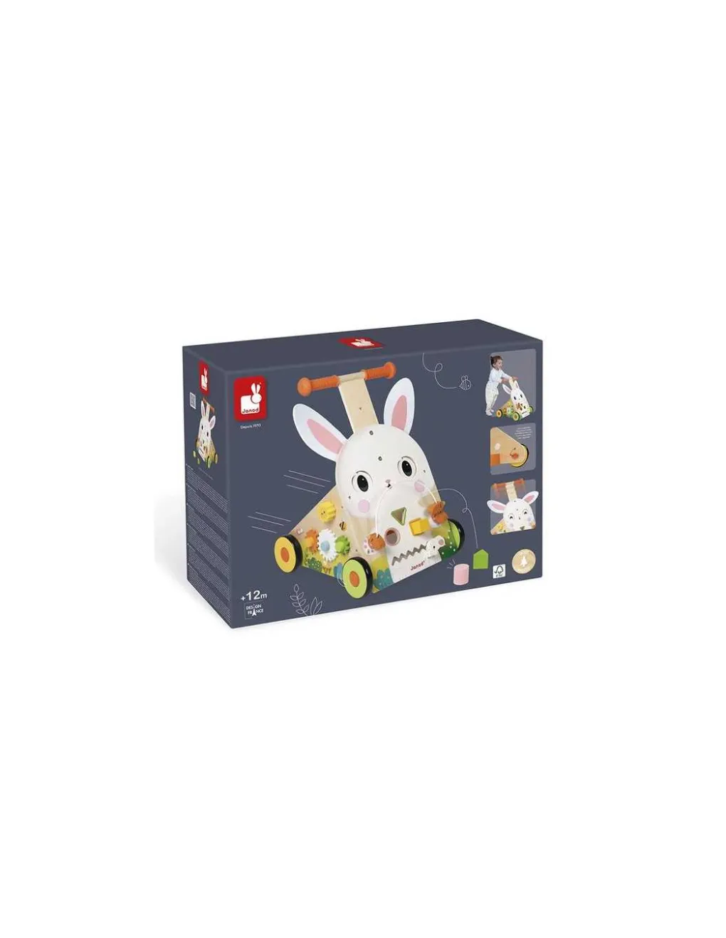 Janod Chariot de marche Lapin -