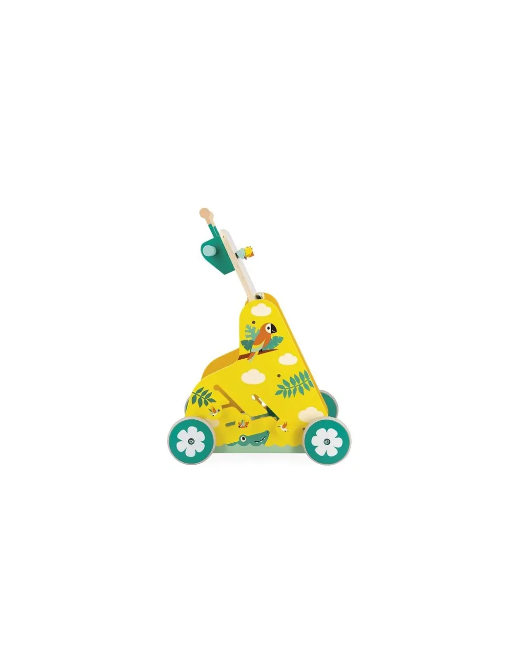 Janod Chariot de marche multi activités Tropik - Hot