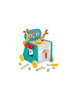 Janod Chariot Robot Brico'Kids - Hot