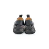 Moulin Roty Chaussons cuir chat noir Les moustaches 12/18 m - Outlet